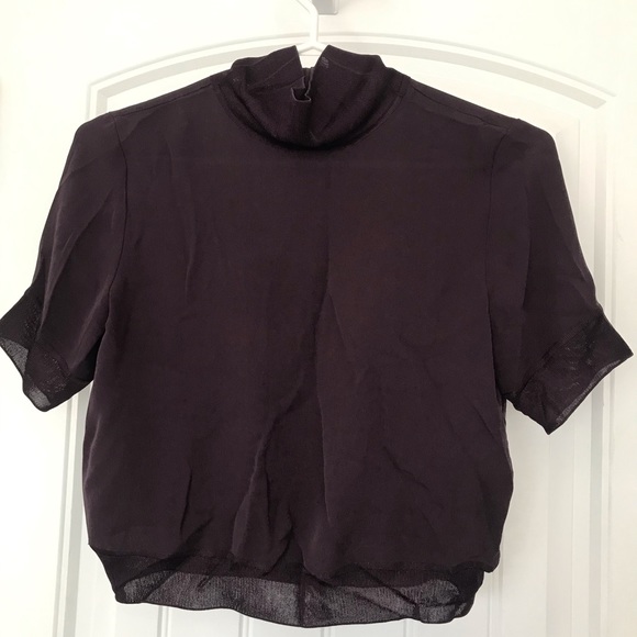 Wilfred cropped silk top - Picture 2 of 5